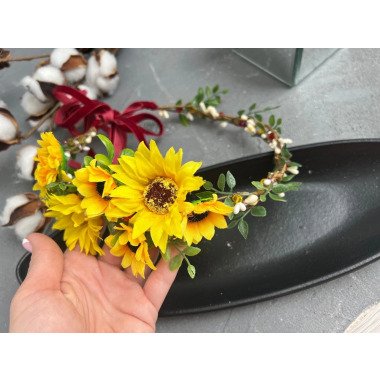 Sonnenblumen Kopfschmuck Für Blumenmädchen