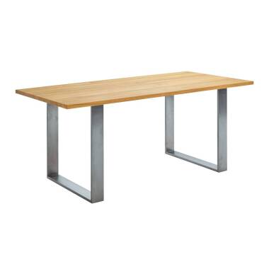 Tisch Mercedo Größe: 90x180 cm Farbe: braun
