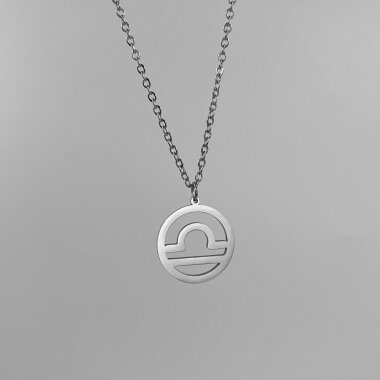 Waage Sternzeichen Halskette in Silber Mit Schönem Design | Halsschmuck