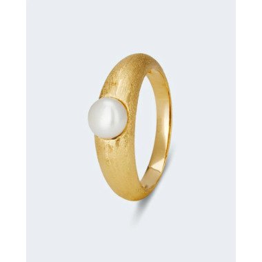 Bead & Ring mit SWZ-Perle 6 mm