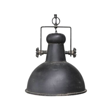Chic Antique Factory Lampe, H43/D32 cm antik schwarz