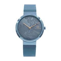 Damen Luxusuhr & Libby Armbanduhr für Damen aus Edelstahl, blau