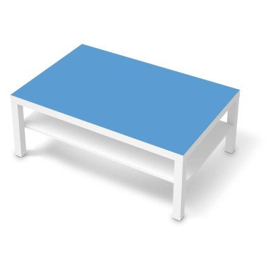 Designtisch in Blau & Klebefolie IKEA Lack Tisch 118x78 cm Design: Blau Light