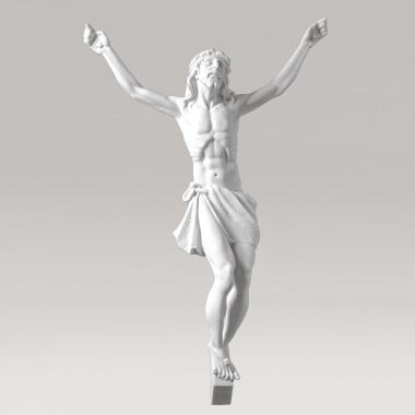 Jesus Figur & Marmorguss Christus Grabfigur Opfertod Jesu
