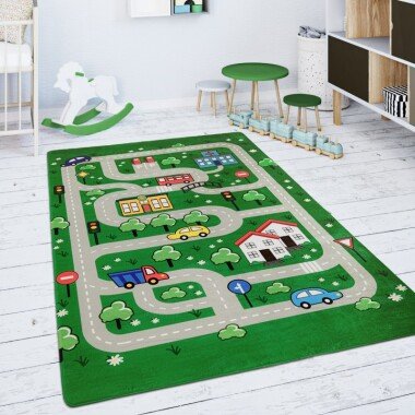 Kinderteppich Teppich Kinderzimmer Straßenteppich