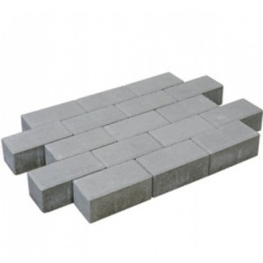 Pflastersteine beton grau 21x10,5x8cm (m2)
