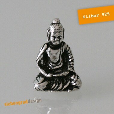 Silber-Ketten-Anhänger Buddha