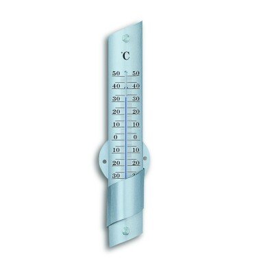 TFA Innen-Außen-Thermometer Aluminium