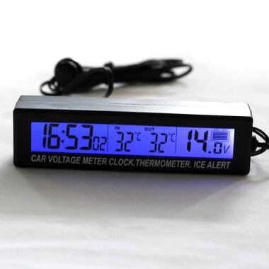12V LCD Auto In/Out Temperatur Thermometer