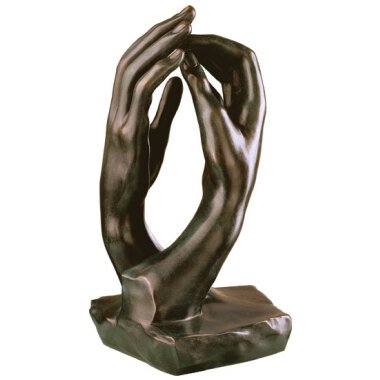 Auguste Rodin: Skulptur 'Die Kathedrale' (1908), Version in Bronze