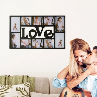 Collage-Rahmen Love