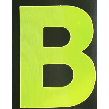 Conacord Reflektierender Klebebuchstabe B gelb B