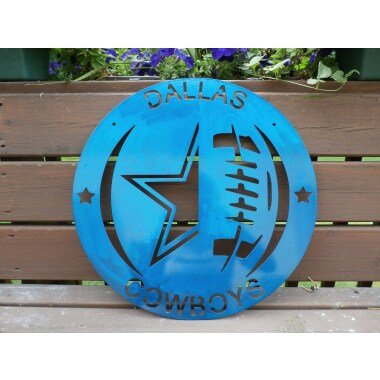 Dallas Cowboys Metallschild, Football Schild