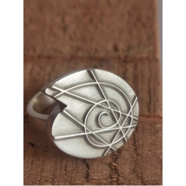 Designerschmuck aus Metall & Silberring Ring Pierre Lang 925 Silber Rarität