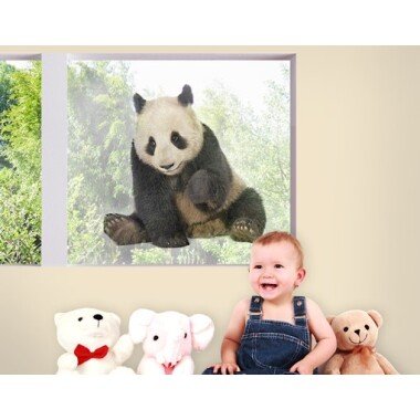 Fensterfolie Panda Tatzen
