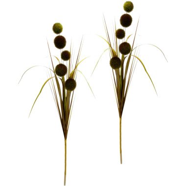 I.GE.A. Kunstpflanze Allium im Gras, Dekozweig