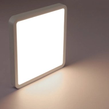 LED Deckenleuchte Flach Weiß Quadratisch