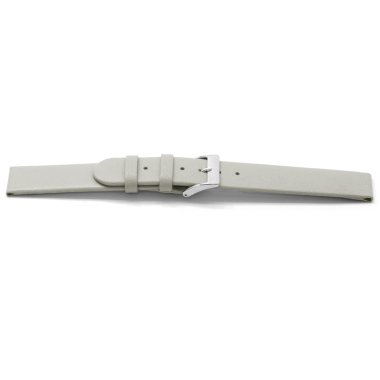 Lederband für Uhren in Grau & Uhrenarmband Universal D819 Leder Grau 14mm