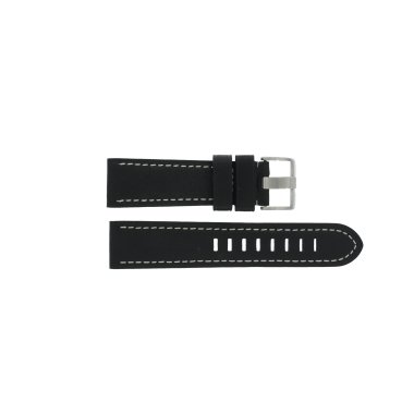 Lederband für Uhren mit Leder & Uhrenarmband Prisma ZWST23 Leder Schwarz 23mm