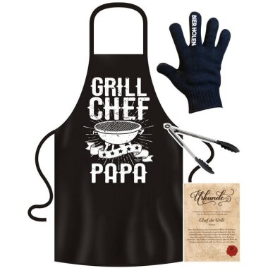 Soreso Grillschürze Grillset Grill Chef Papa