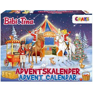 CRAZE Adventskalender Bibi & Tina Circus mehrfarbig