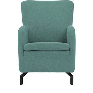 DOMO Collection Sessel Dallas mintgrün schwarz Stoff