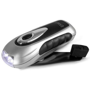 EAXUS LED Taschenlampe Kurbeltaschenlampe mit Hand Dynamo - keine Batterien erfo