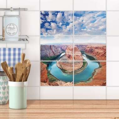 Fliesenfolie [quer] für Küche & Bad Design: Grand Canyon 25x20 cm
