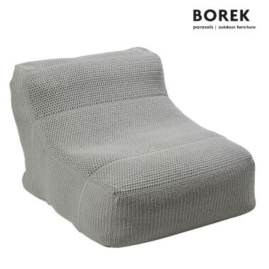 Hochwertiger Outdoor Sitzsack - grau - modern
