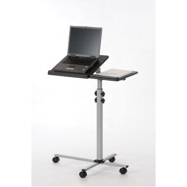 Laptop-Tisch Tom MDF und Metall Schwarz
