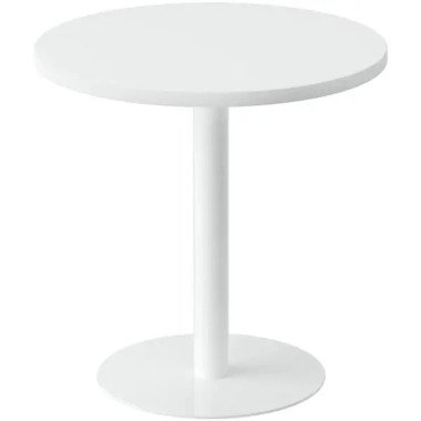 Lounge-Tisch rund, Ø 600 mm weiß