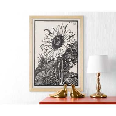 Sonnenblume Von Julie De Graag Poster, Schwarze