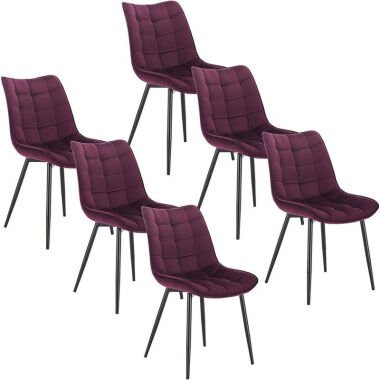 6 x Esszimmerstühle 6er Set Esszimmerstuhl Küchenstuhl Polsterstuhl Design Stuhl