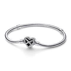 Armband mit Herz aus Sterlingsilber & Moments Armband Unendlichkeit Herz aus Sterlingsilber