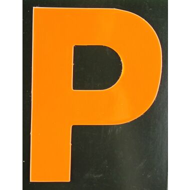 Conacord Reflektierender Klebebuchstabe P orange P