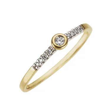 Firetti Diamantring »Schmuck Geschenk Gold 333 Damenring Verlobungsring Goldring
