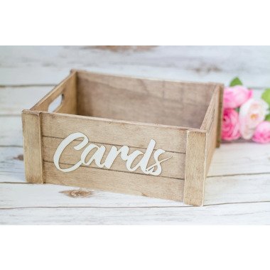 Hochzeitskartenhalter, Geschenkbox Aus Holz