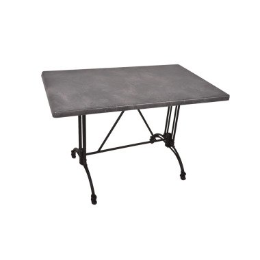 Bistrotisch Set Dark Slate 110x70cm Tischgestell