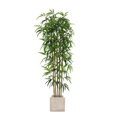 Boden-Kunstbaum Bambus im Topf