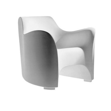 Driade Tokyo Pop Outdoor Sessel weiß/Kunststoff/BxHxT 86x76x78cm