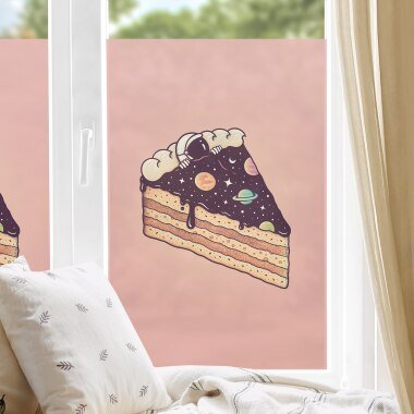 Fensterfolie Kosmischer Kuchen