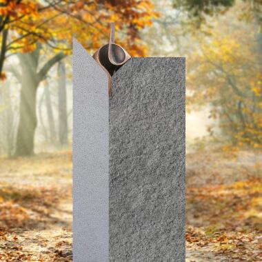 Grabstein für Einzelgrab aus Bronze & Moderner Designer Einzelgrab Grabstein