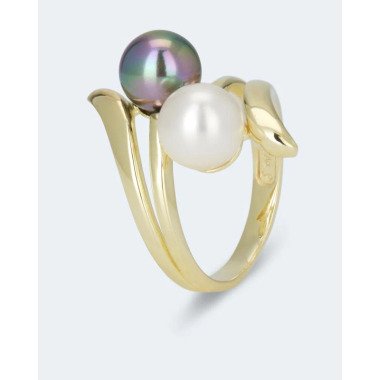 Perlenring & Ring mit MK-Perlen 8 mm
