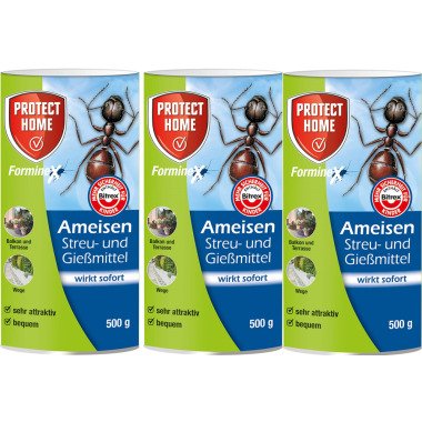 Protect Home Forminex Ameisen Streu- und Gießmittel N 3x500 gr
