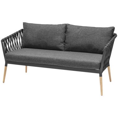 VEGA 2-Sitzer Sofa Asola; 162x80x76 cm (BxTxH);