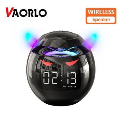 Bluetooth Günstiger Wecker & VAORLO Portabel Lautsprecher Smart Wecker LED Digitaluhr Smart