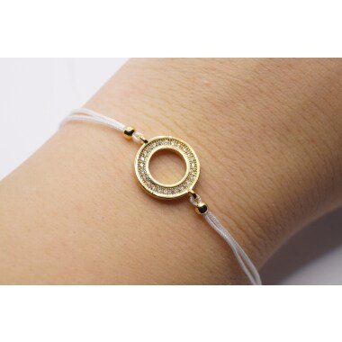 Brautschmuck Armband aus Gold & Armband Gold Rund Kreis , Für Brautjungfer