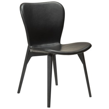 Dan-Form Paragon Stuhl Vintage schwarzes