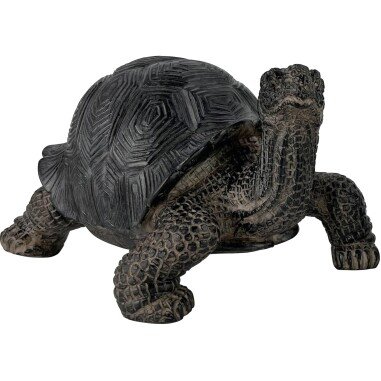 Gartenfigur Schildkröte 13,5 cm Schwarz