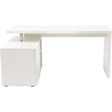 Miliboo Design-Schreibtisch maxi Weiß lackiert